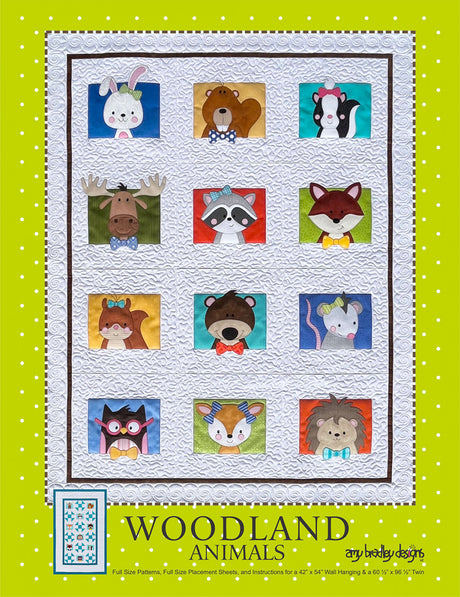 Woodland Animals Quilt Pattern by Amy Bradley Designs
