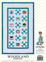 Back of the Woodland Animals Quilt Pattern by Amy Bradley Designs