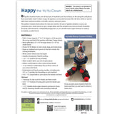 Back of the Happy the Yo-Yo Clown Pattern by Amy Barickman