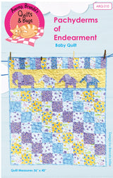 Pachyderms of Endearment by Among Brenda's Quilts & Bags