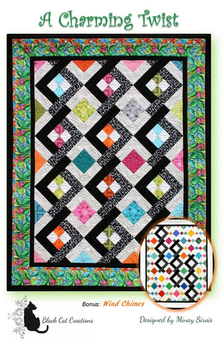 A Charming Twist Quilt Pattern from Black Cat Creations