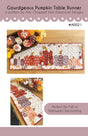 Gourdgeous Pumpkin Table Runner by Ameroonie Designs