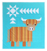 Cattle Call - A Highland Coo Quilt Pattern by Art East Quilting Co.