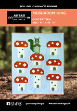 Mushroom King Quilt Pattern by Art East Quilting CO