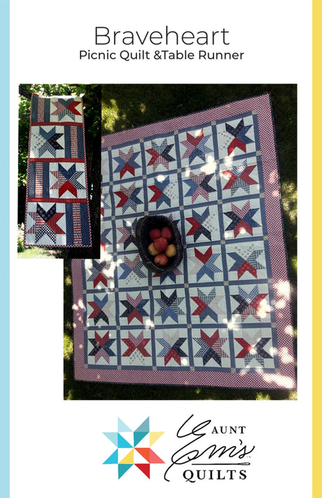 Braveheart Quilt Pattern by Aunt Em's Quilts