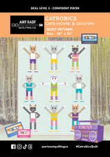 Catrobics Cats Movin & Groovin Pattern by Art East Quilting Co.