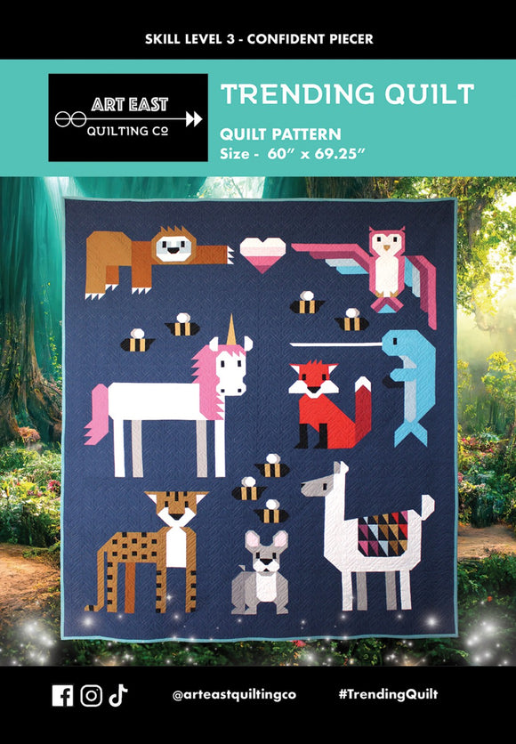 Trending Quilt Pattern by Art East Quilting Co.