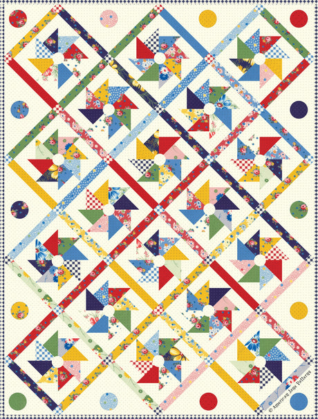 Musical Squares Quilt Pattern by American Jane Patterns