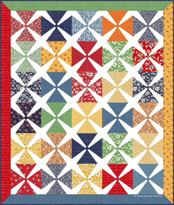 Appli' Jacks Quilt Pattern by American Jane Patterns