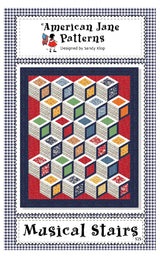 Musical Stairs Quilt Pattern by American Jane Patterns