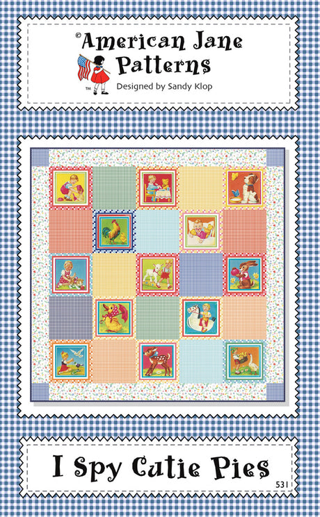 I Spy Cuties Pies Quilt Pattern by American Jane Patterns