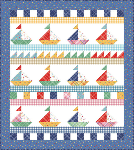 Sail Away Quilt Pattern by American Jane Patterns
