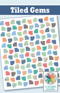 Tiled Gems Quilt Pattern by A Bright Corner