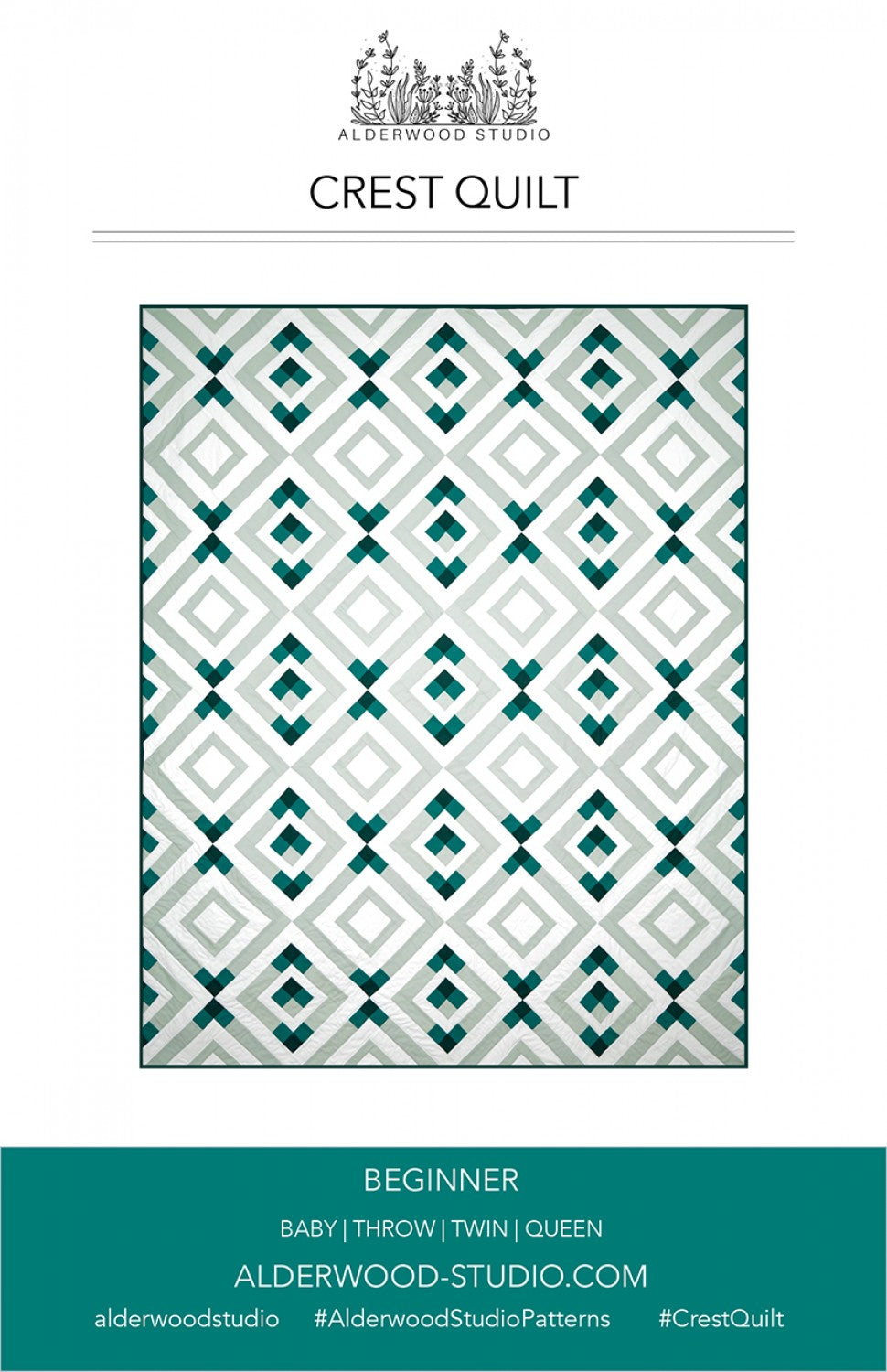 Crest Quilt Pattern by Alderwood Studio Patterns