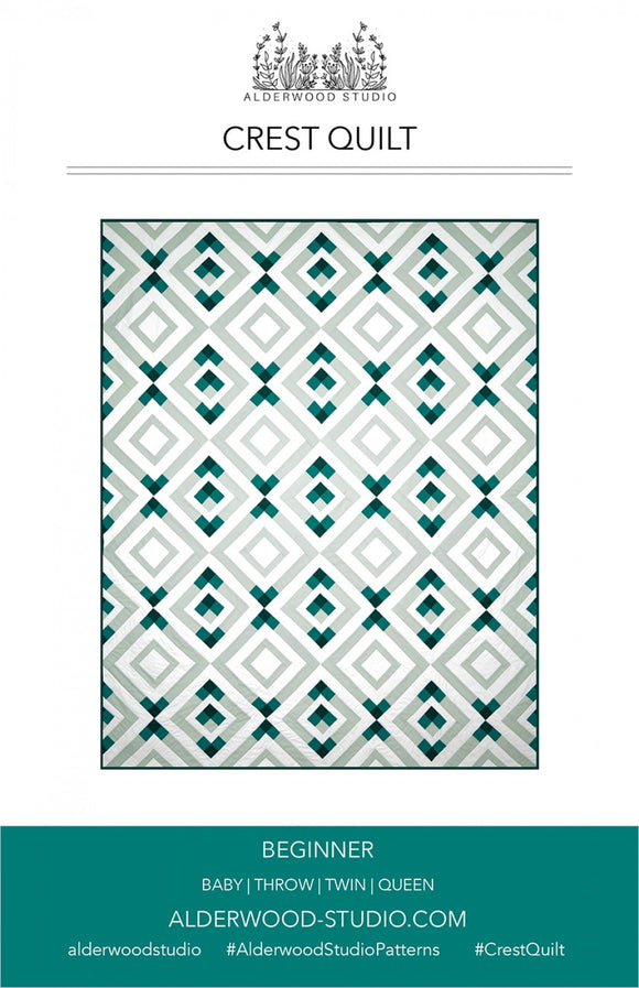 Crest Quilt Pattern by Alderwood Studio Patterns