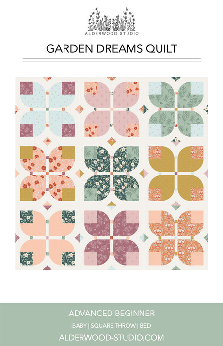 Garden Dreams Quilt Pattern by Alderwood Studio Patterns