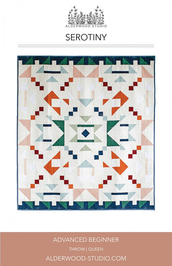 Serotiny Quilt Pattern by Alderwood Studio Patterns