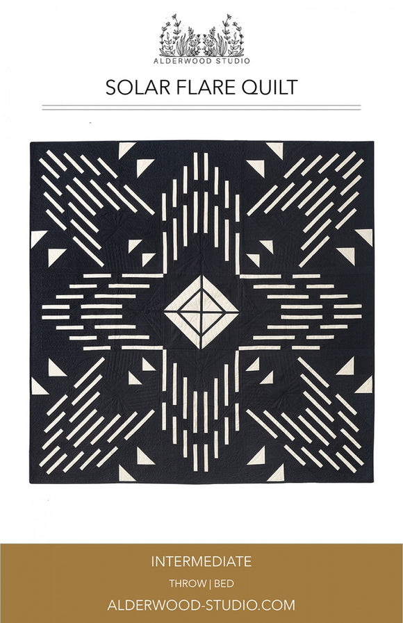 Solar Flare Quilt Pattern by Alderwood Studio Patterns