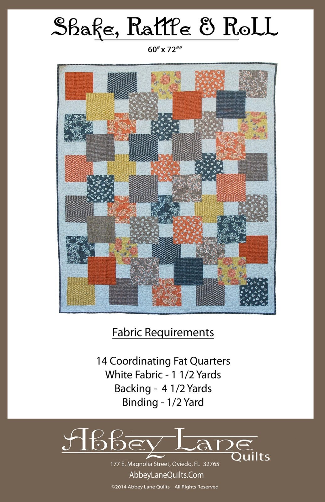 Shake, Rattle & Roll Quilt Pattern