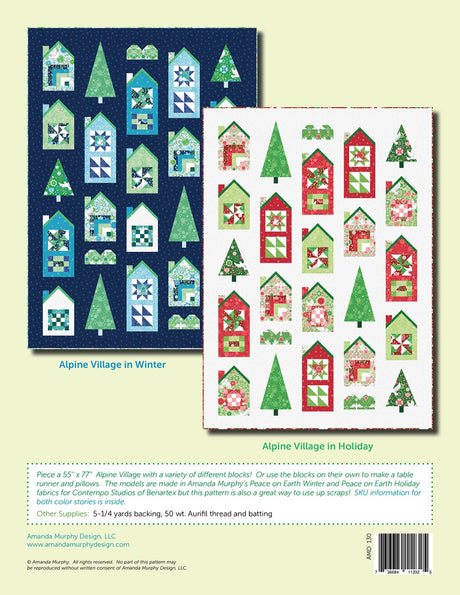 Alpine Village Quilt Pattern