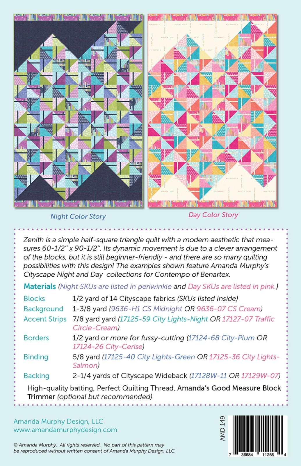 Zenith Quilt Pattern