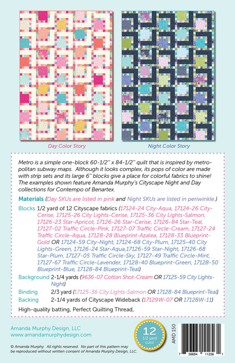 Metro Quilt Pattern