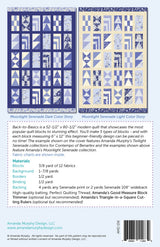 Back of the Back-to-Basics Quilt Pattern by Amanda Murphy Design, LLC