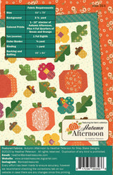 Back of the Under the Oaks Quilt Pattern by Ankas Treasures