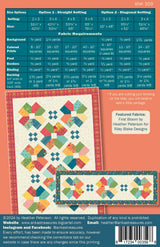 Back of the Extrovert Quilt Pattern by Anka's Treasures