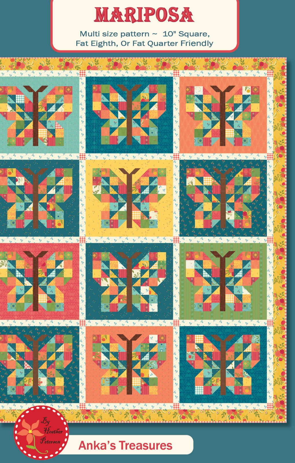 Mariposa Quilt Pattern by Anka's Treasures