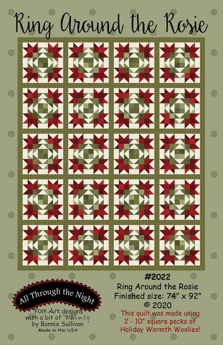Ring Around the Rosie Quilt Pattern by All Through The Night