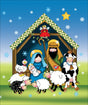 Nativity Tissue Box Panel by Jody Houghton Designs