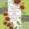 Fabric Art Panel 6in Sunflower Blessing by Jody Houghton Designs