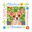 Fabric Art Panel 6in Chihuahua by Jody Houghton Designs