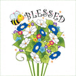 Bee Blessed 6in Panel by Jody Houghton Designs