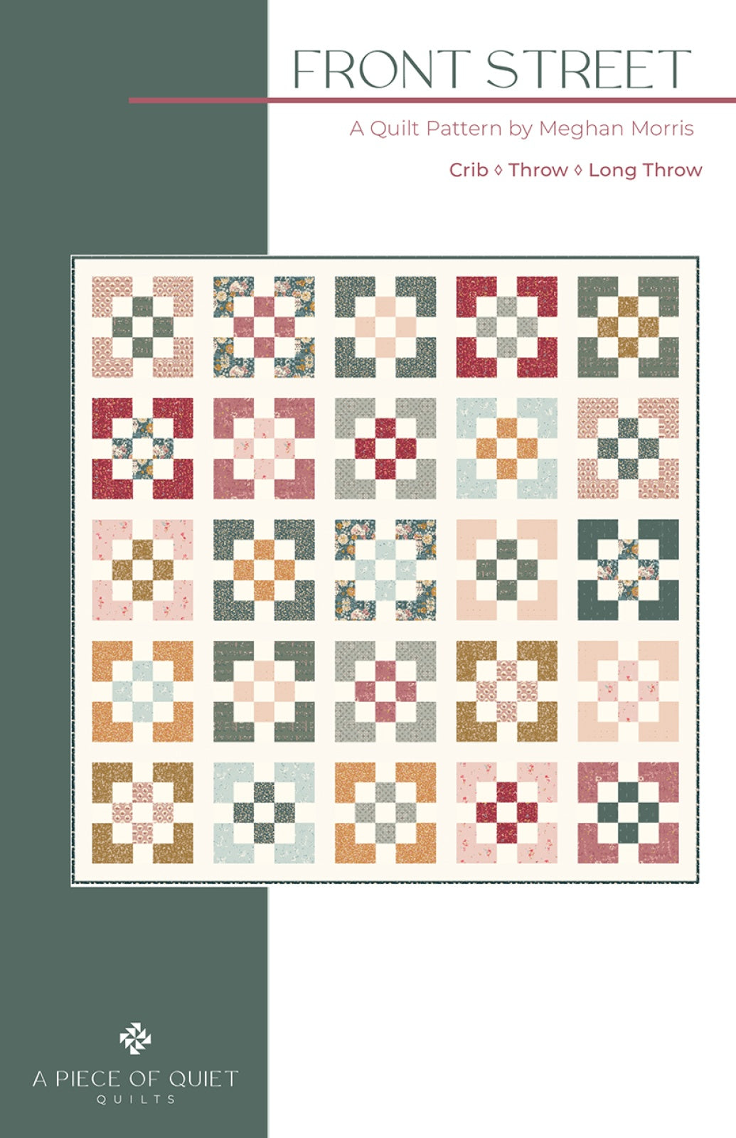 Front Street Quilt Quilt Pattern by A Piece Of Quiet Quilts