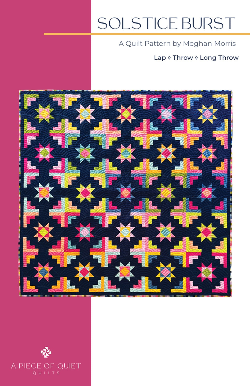 Solstice Burst Quilt Quilt Pattern by A Piece Of Quiet Quilts