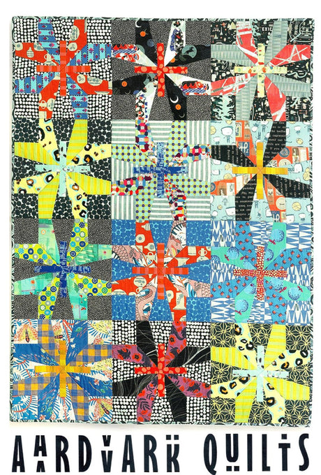 Asterisks Quilt Pattern by Aardvark Quilts