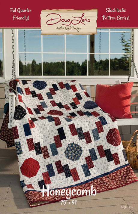 Honeycomb Quilt Pattern by Antler Quilt Design