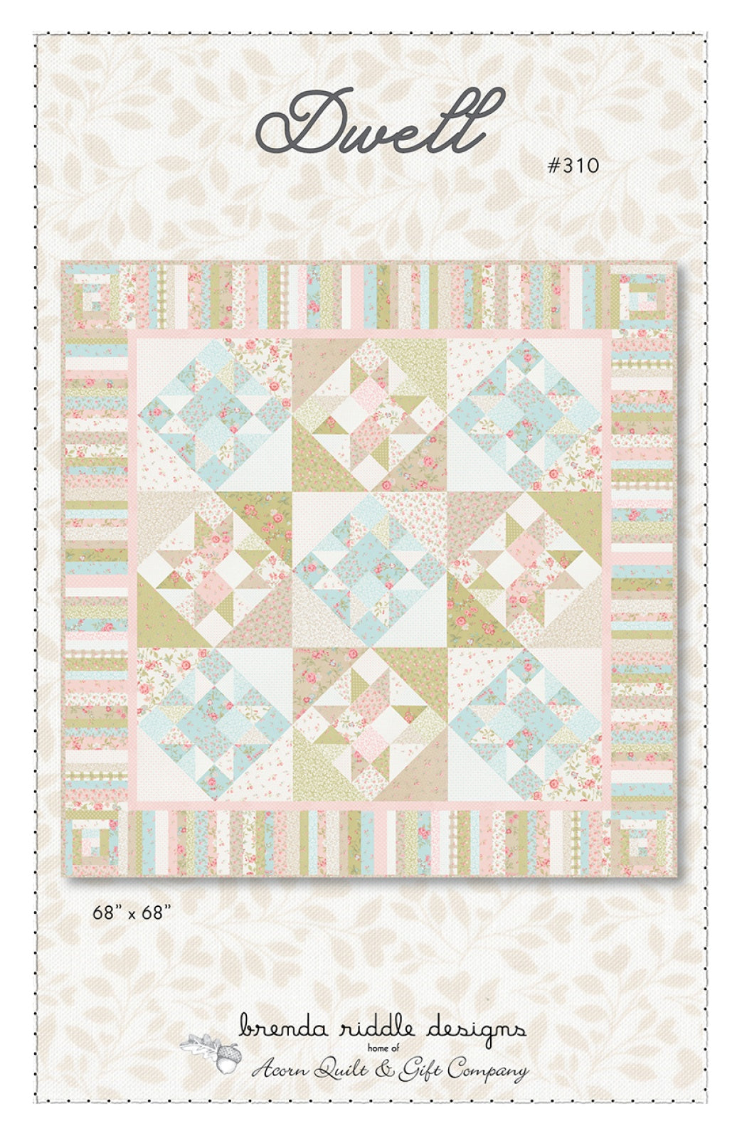Dwell Quilt Pattern by Acorn Quilt & Gift Company