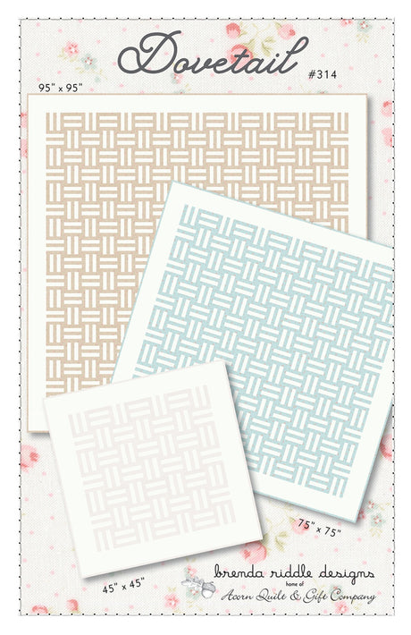 Dovetail Quilt Pattern by Acorn Quilt & Gift Company