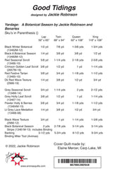 Good Tidings Quilt Pattern