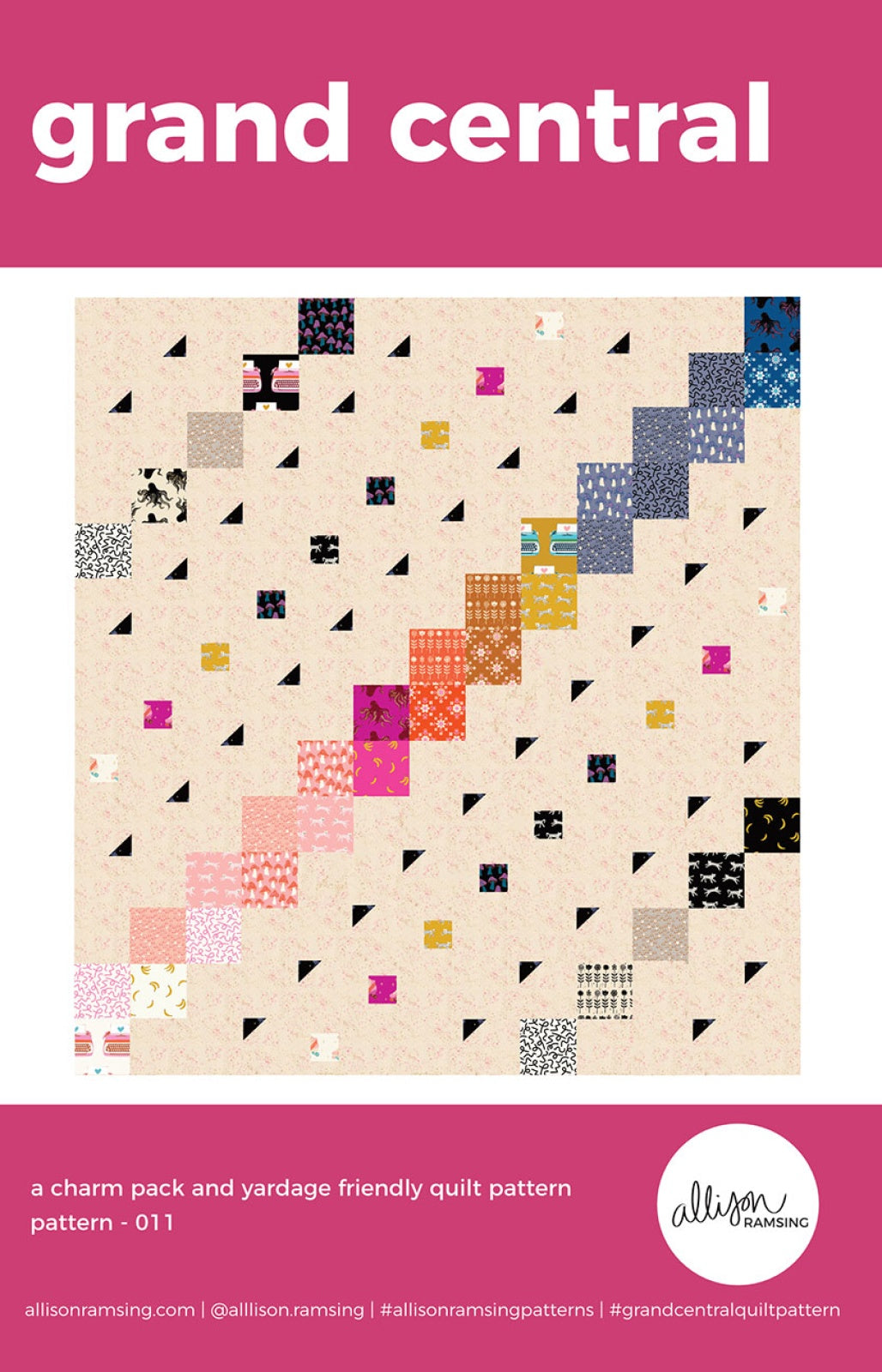 Grand Central Quilt Pattern by Allison Ramsing
