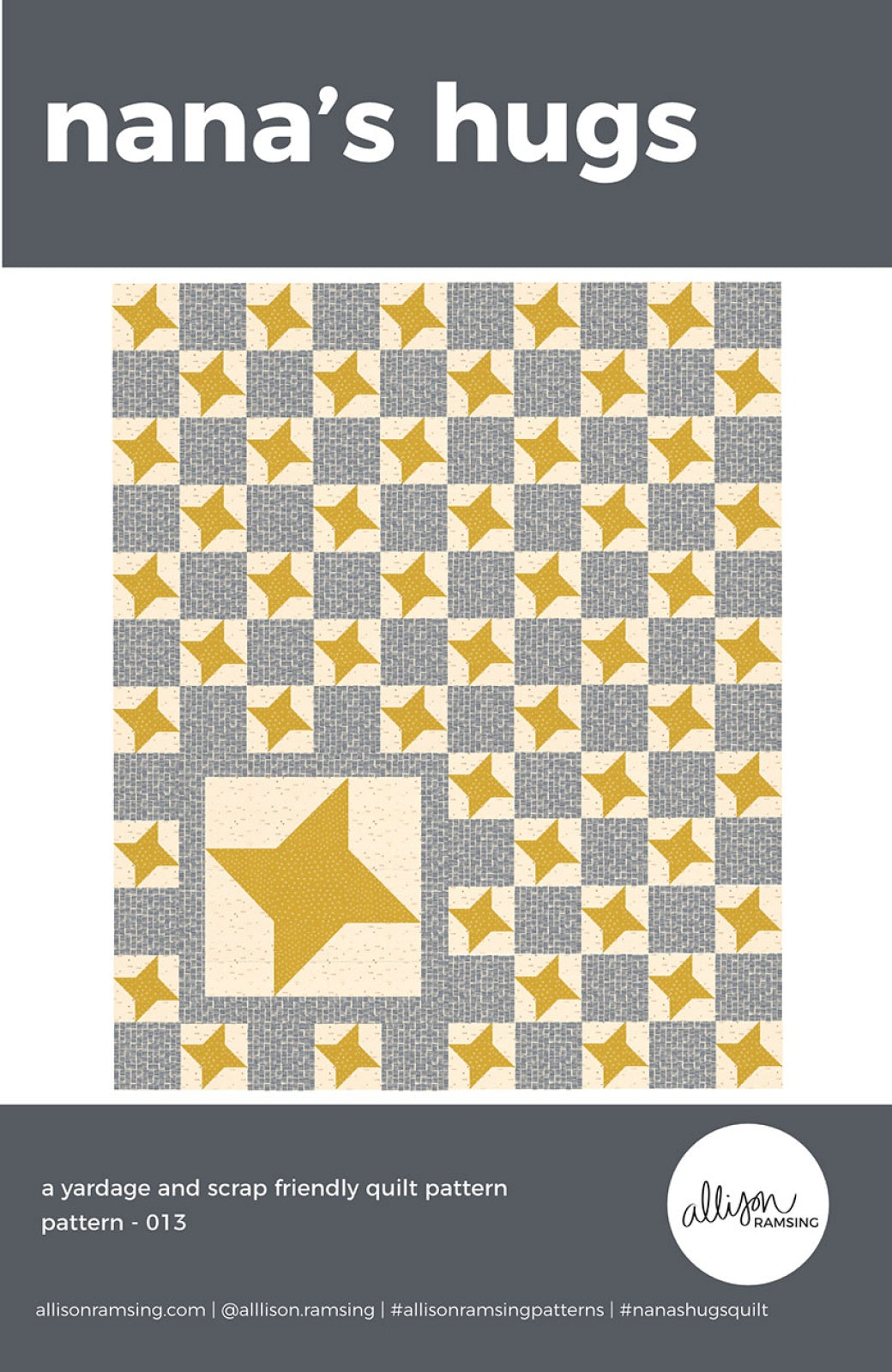 Nana's Hugs Quilt Pattern by Allison Ramsing