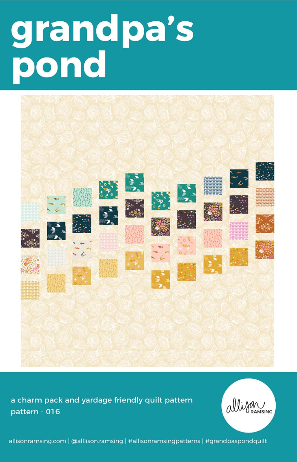 Grandpa's Pond Quilt Pattern by Allison Ramsing