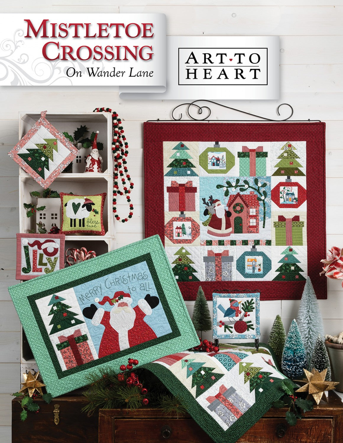 Mistletoe Crossing on Wander Lane - Block 12 by Art To Heart