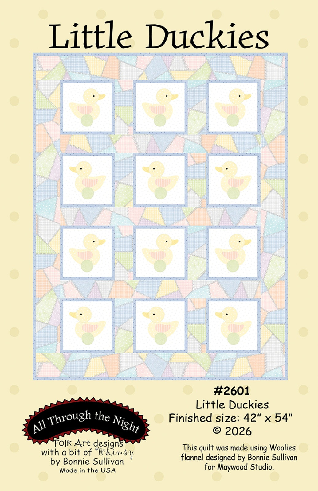 Little Duckies Quilt Pattern by All Through The Night