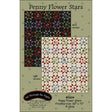 Penny Flower Stars Quilt Pattern - All Through the Night - 60" x 72"