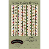Penny Flower Stripes quilt pattern by All Through the Night