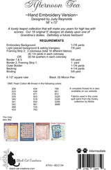 Back of the Afternoon Tea Downloadable Pattern by Black Cat Creations